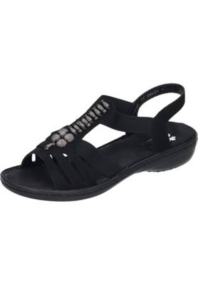 Rieker 60806-00 Women Schuhe Damen Antistress Sandalen Freizeit Sandaletten 