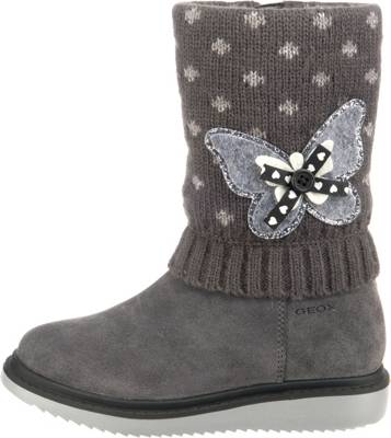 GEOX, Stiefel OLIVIA STIVALI für Mädchen, warmfutter, dunkelgrau GEOX, Stiefel OLIVIA STIVALI für Mädchen, warmfutter, dunkelgrau