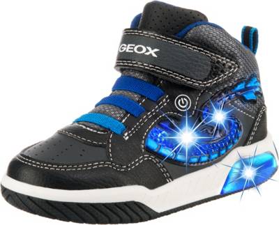 GEOX, Sneakers High GRAYJAY Blinkies für Jungen, blau GEOX, Sneakers High GRAYJAY Blinkies für Jungen, blau