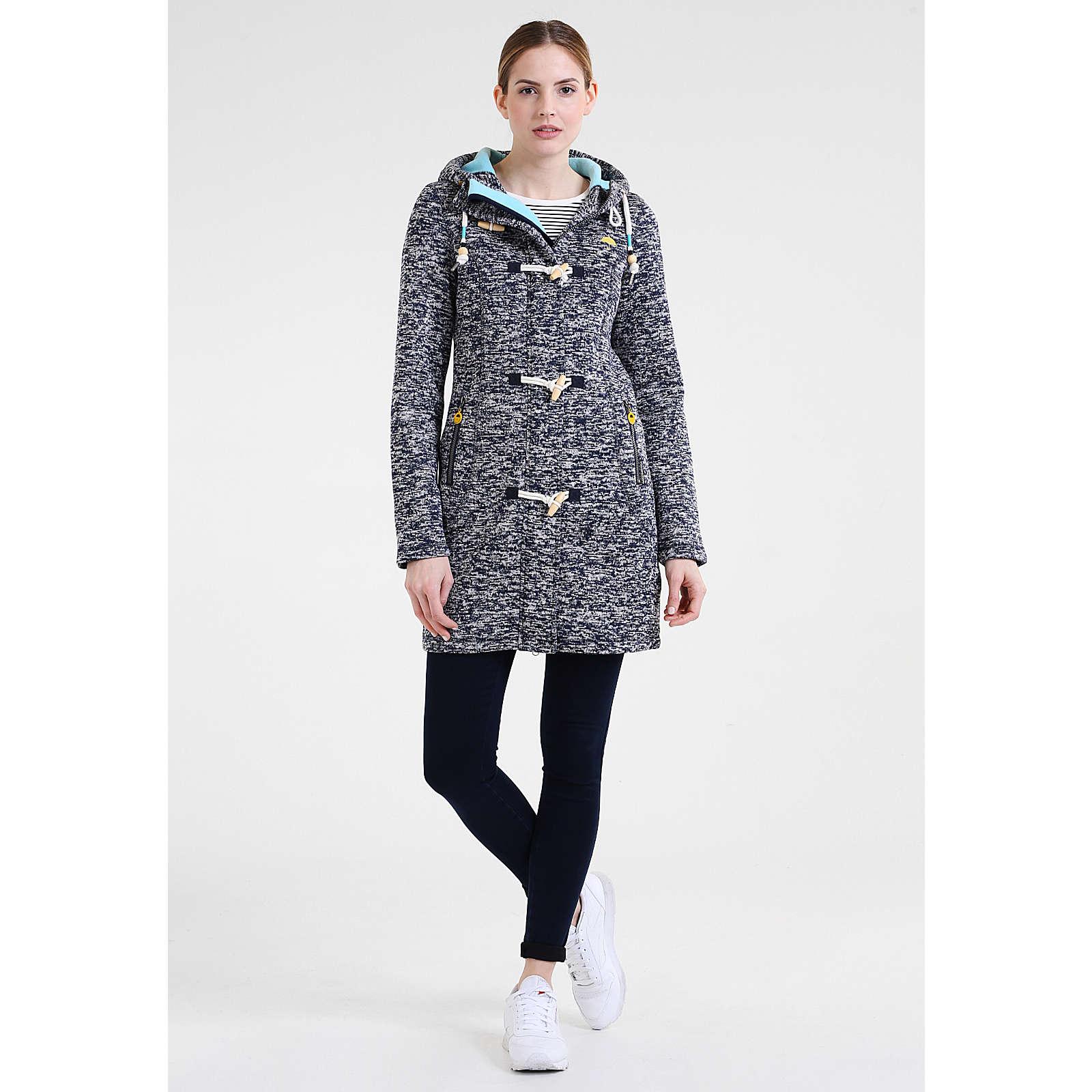 SCHMUDDELWEDDA Damen Dufflecoat dunkelblau Damen Gr. 38 SCHMUDDELWEDDA Damen Dufflecoat dunkelblau Damen Gr. 38