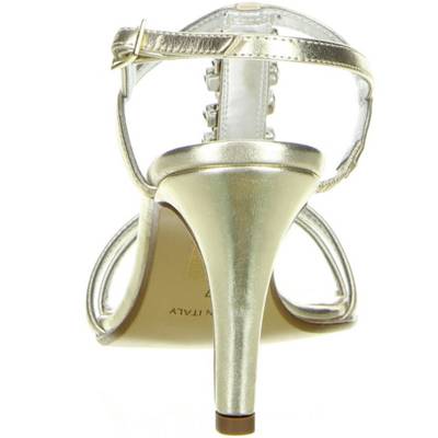 Vista Vista Damen Sandaletten platin/gold Klassische Sandaletten 2