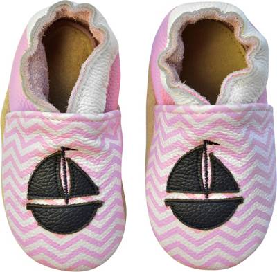 Krabbelschuhe Sailboat für Mädchen