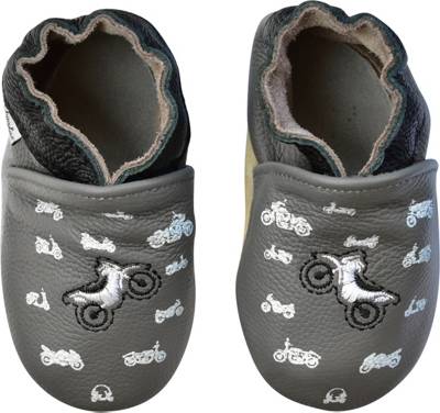 Krabbelschuhe Motorbike für Jungen