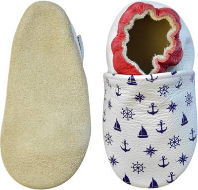 Krabbelschuhe Nautical Print für Jungen 2