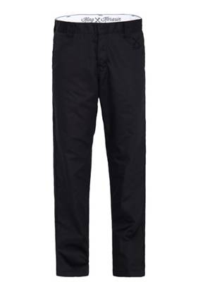 Straight Fit Hose im Worker Look mit Kontrastfutter Chinohosen