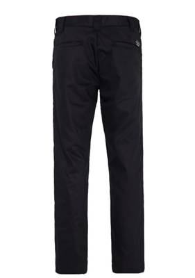 Straight Fit Hose im Worker Look mit Kontrastfutter Chinohosen 2