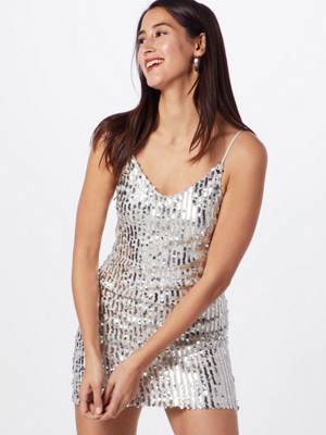 MISSGUIDED cocktailkleid strappy sequin mini bodycon Cocktailkleider 2