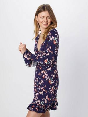 MISSGUIDED kleid floral front wrap dress Jerseykleider 2