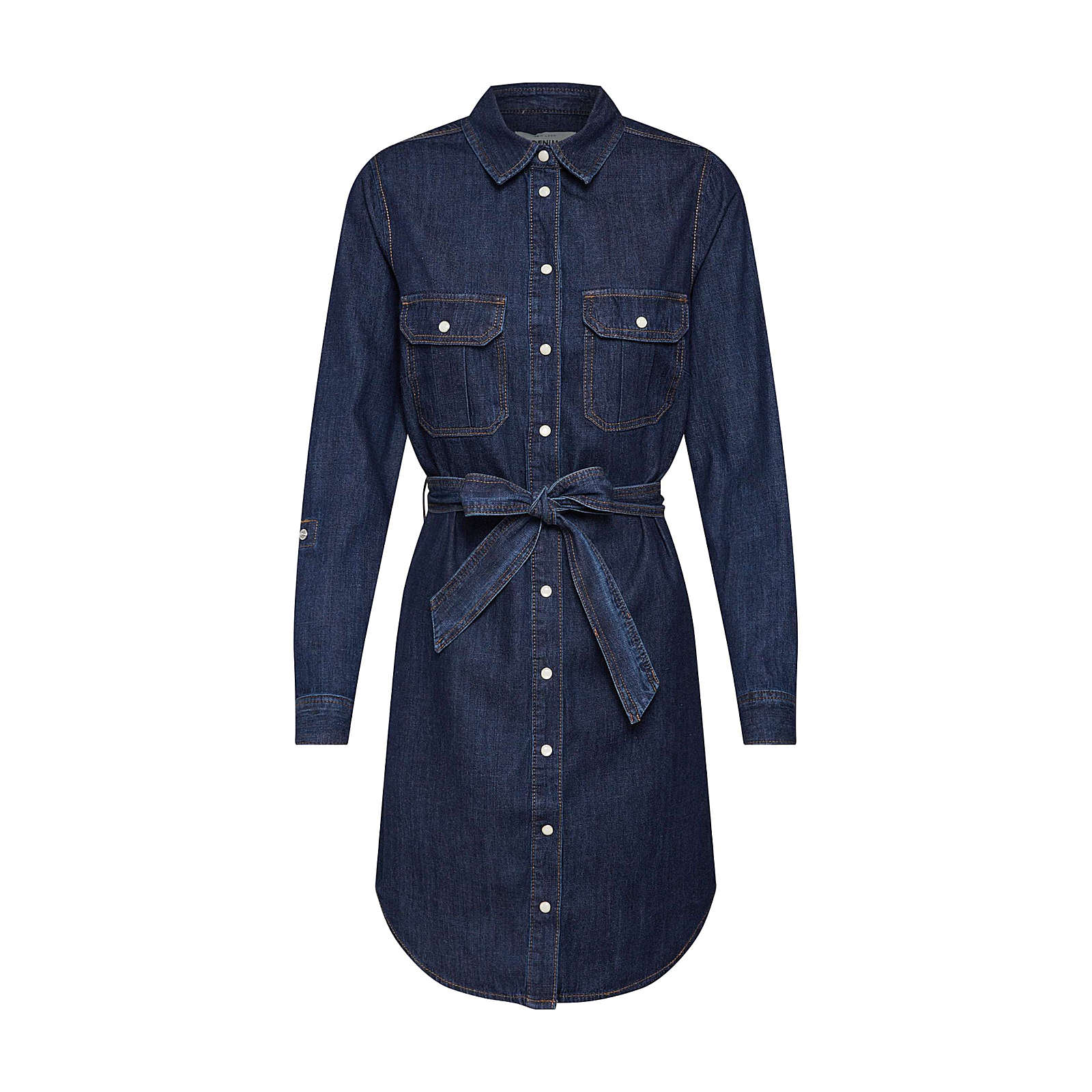 NEW LOOK Blusenkleid HAVANA Blusenkleider blau Damen Gr. 40 NEW LOOK Blusenkleid HAVANA Blusenkleider blau Damen Gr. 40