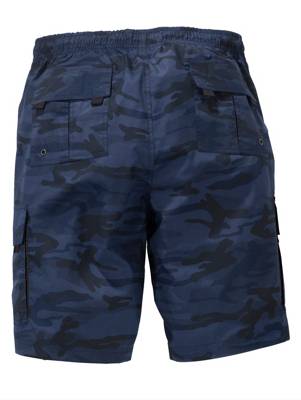 Schlupfbermuda camouflage Druck Tunnelzug camouflage Regular Fit Kunstfaser,Baumwolle Stoffhosen 2