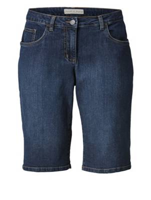 Bermuda Knopf,Verdeckte Knopfleiste uni Slim Fit Baumwolle Stoffhosen