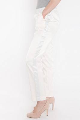 Legere Satinhose mit Gummibund Stoffhosen