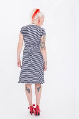 Sailor Dress mit süßer Schleife am Rücken Mermaid Jerseykleider 2