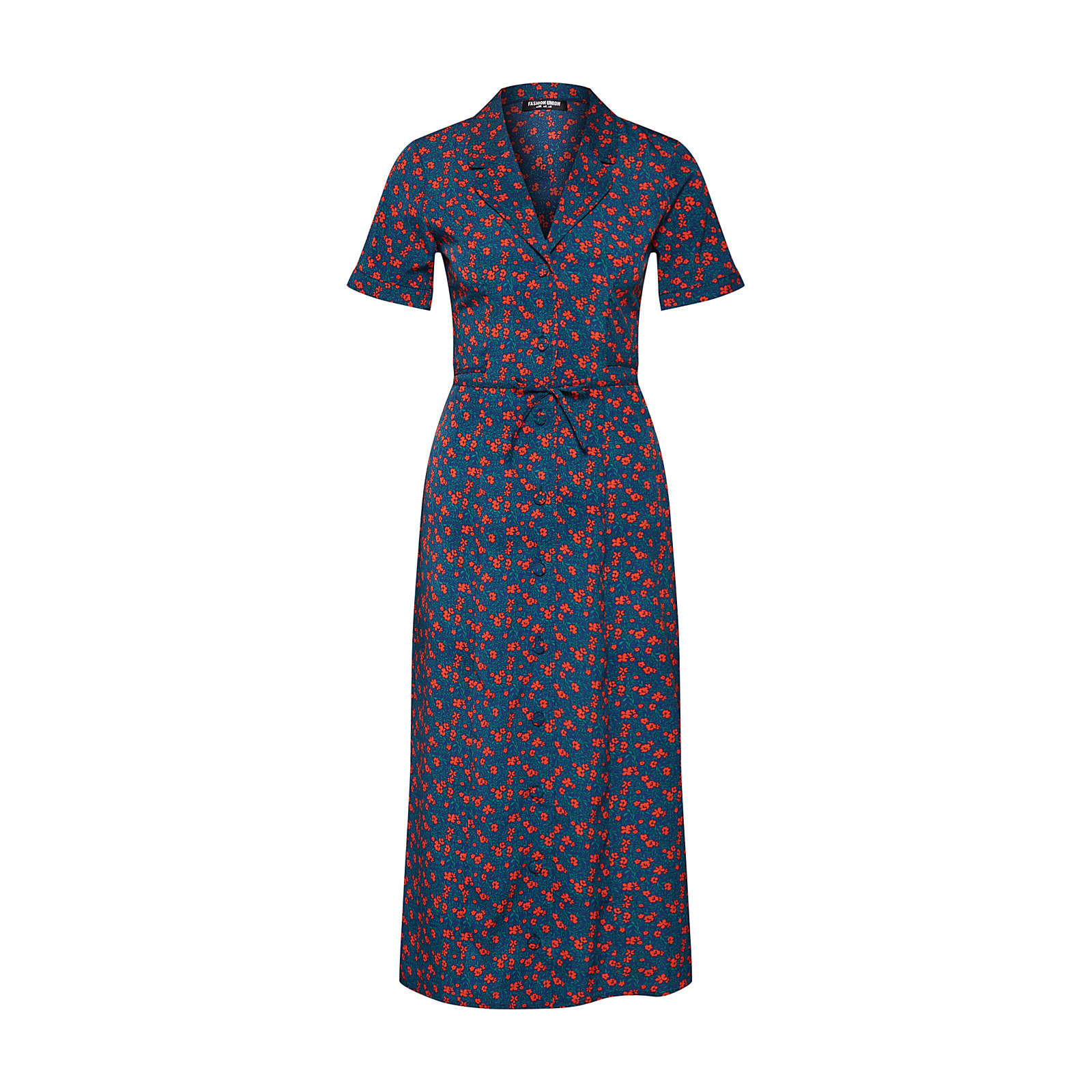 Fashion Union Blusenkleid Wine Blusenkleider rot Damen Gr. 34 Fashion Union Blusenkleid Wine Blusenkleider rot Damen Gr. 34