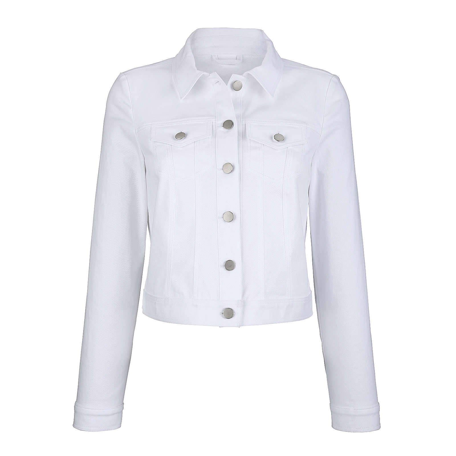 Amy Vermont Jeansjacke weiß Damen Gr. 42 Amy Vermont Jeansjacke weiß Damen Gr. 42