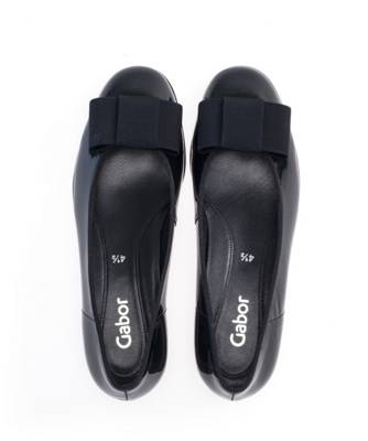 elegante Ballerinas Lackleder blau Klassische Ballerinas 2