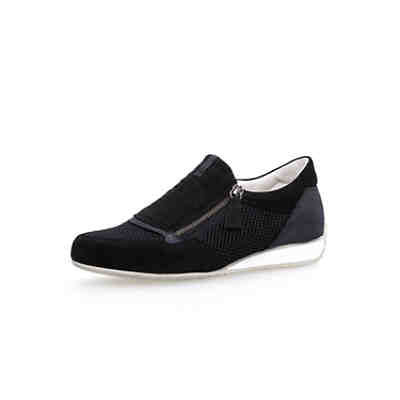 Gabor comfort Sneaker low Materialmix Leder/Lederimitat blau Sneakers Low