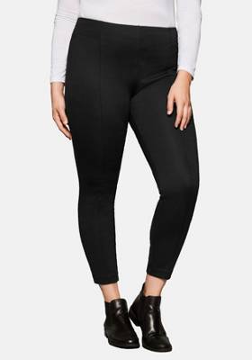 sheego Leggings mit modischen Teilungsnähten Leggings
