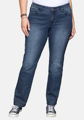 sheego Jeans LANA mit leichter Waschung Jeanshosen