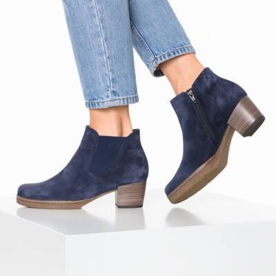 Gabor Stiefeletten in blau günstig kaufen | mirapodo Gr. Heels, High Stiefeletten, Gabor 42, spitz schwarz