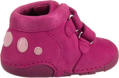 Pepino Kinderschuhe RICOSTA Mädchen Stiefel Cory, Kinder Lauflernschuhe, Weite: Weit, Lose Einlage, Terracare, Schnürstiefel, Booties, Leder, Kies/ Rosa (670), 26 EU Pepino Lauflernschuhe