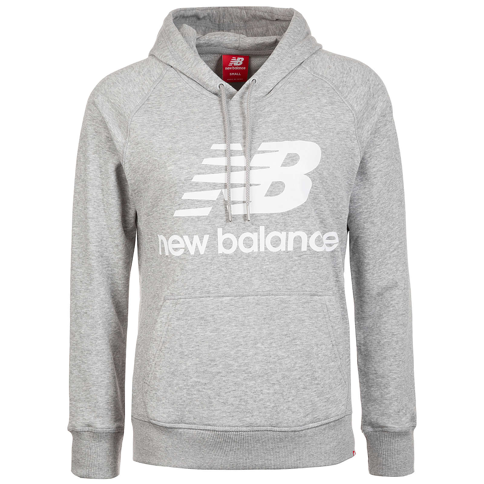 new balance Essentials Kapuzenpullover Damen hellgrau Damen Gr. 44 new balance Essentials Kapuzenpullover Damen hellgrau Damen Gr. 44