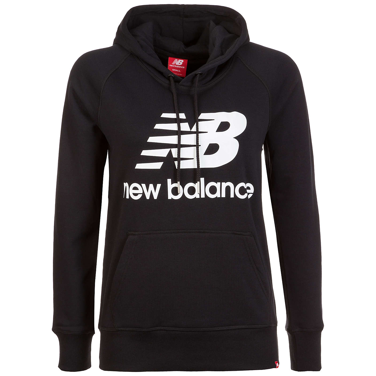 new balance Essentials Kapuzenpullover Damen schwarz Damen Gr. 32 new balance Essentials Kapuzenpullover Damen schwarz Damen Gr. 32