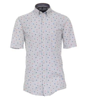 CASAMODA Hemd Halbarm Druck Kurzarmhemden