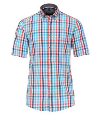 CASAMODA Hemd Halbarm kariert Kurzarmhemden