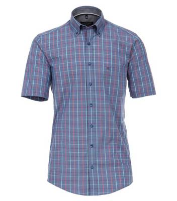 CASAMODA Hemd Halbarm kariert Kurzarmhemden