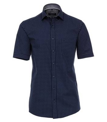 CASAMODA Hemd Halbarm Druck Kurzarmhemden