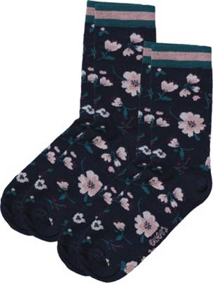 Socken Doppelpack für Mädchen, Blumen