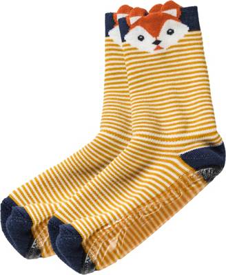 Kinder Haussocken Vollsohle Softstep, Fuchs