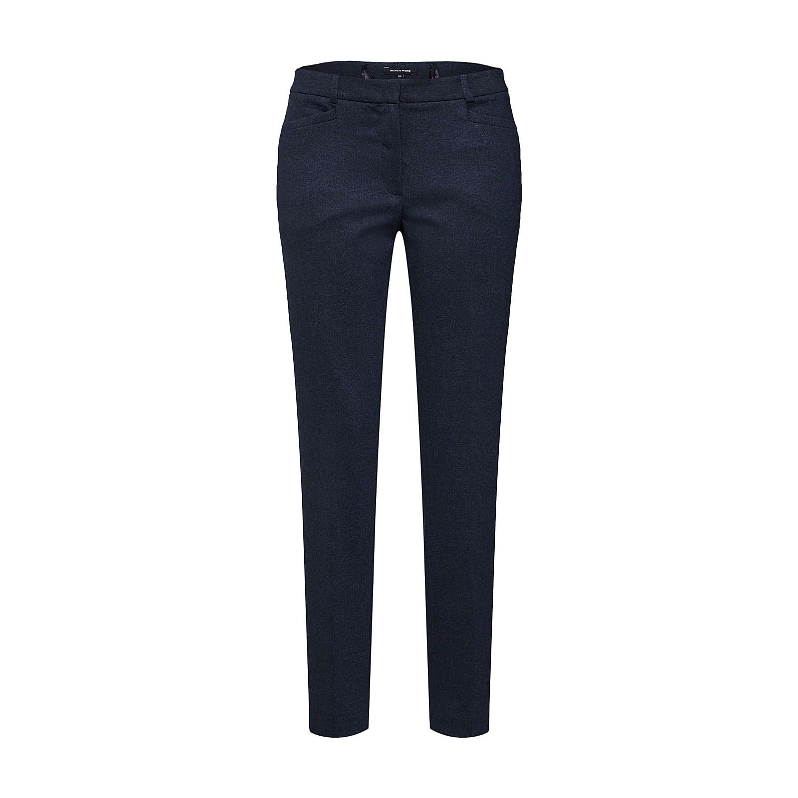 MORE & MORE Bügelfaltenhose 3/4-Hosen blau Damen Gr. 52 MORE & MORE Bügelfaltenhose 3/4-Hosen blau Damen Gr. 52