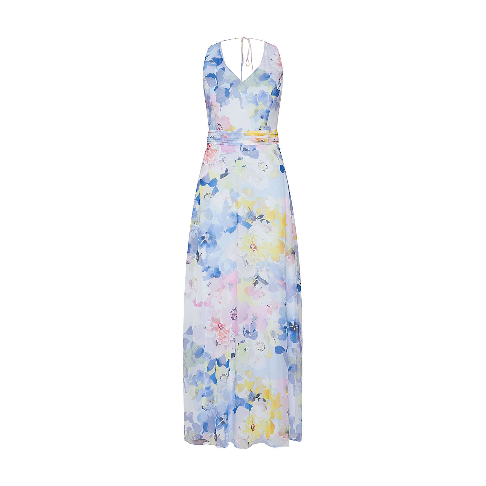 COMMA Sommerkleid Sommerkleider mehrfarbig Damen Gr. 42 COMMA Sommerkleid Sommerkleider mehrfarbig Damen Gr. 42