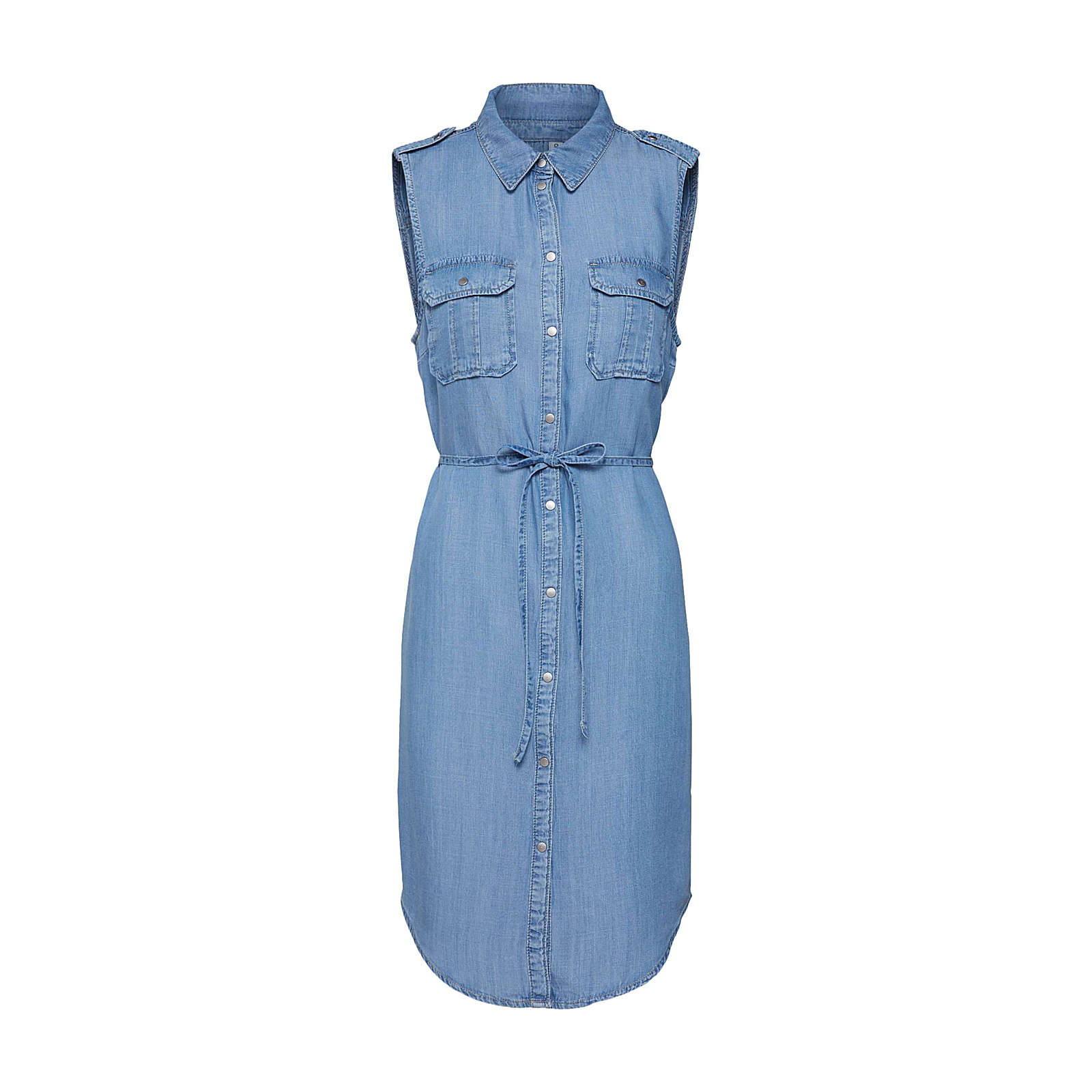 ONLY Blusenkleid Claire Blusenkleider blue denim Damen Gr. 40 ONLY Blusenkleid Claire Blusenkleider blue denim Damen Gr. 40