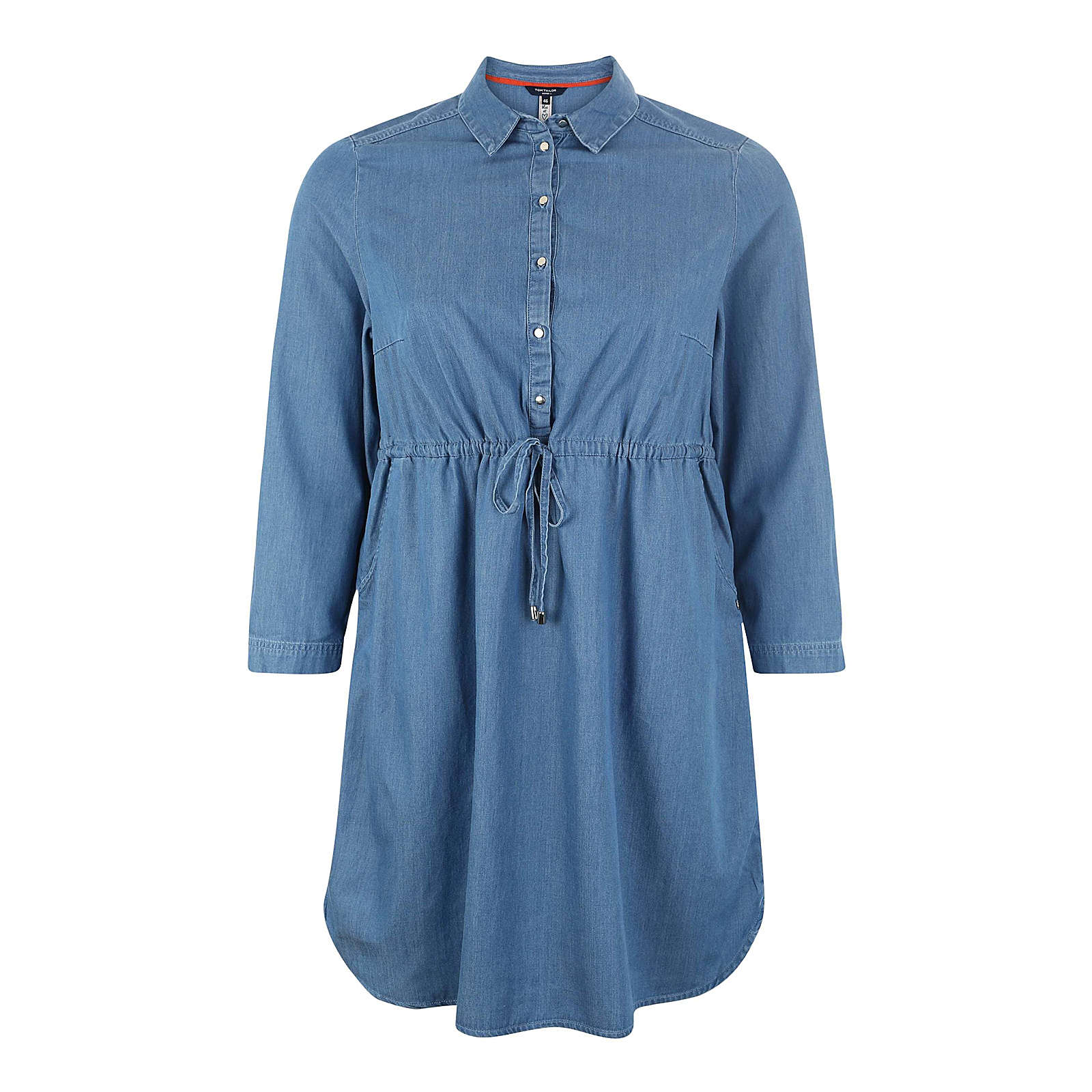 Tom Tailor Women + Blusenkleid Blusenkleider blue denim Damen Gr. 46 Tom Tailor Women + Blusenkleid Blusenkleider blue denim Damen Gr. 46