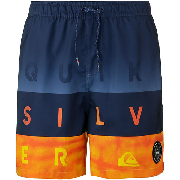 Badeshorts 17 Volley Quiksilver Blau Word Block iPkuXZ