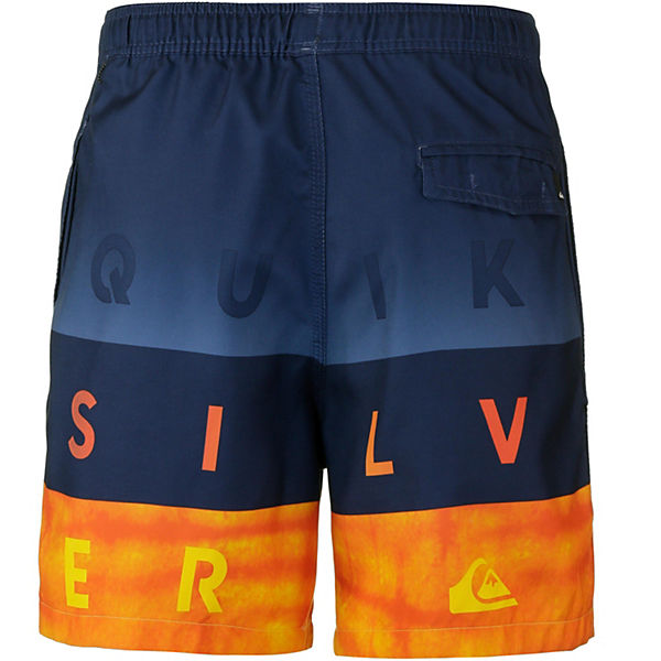 Badeshorts 17 Volley Quiksilver Blau Word Block iPkuXZ