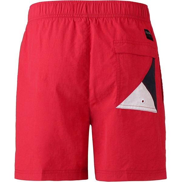 Solid Rot Hilfiger Tommy Badeshorts wPkOXuZiT