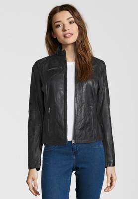 7eleven Lederjacke SUSAN Lederjacken schwarz YB6781