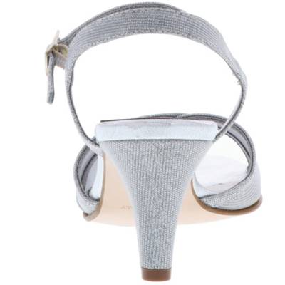 Vista Vista Damen Sandaletten Glitzeroptik silber Klassische Sandaletten 2