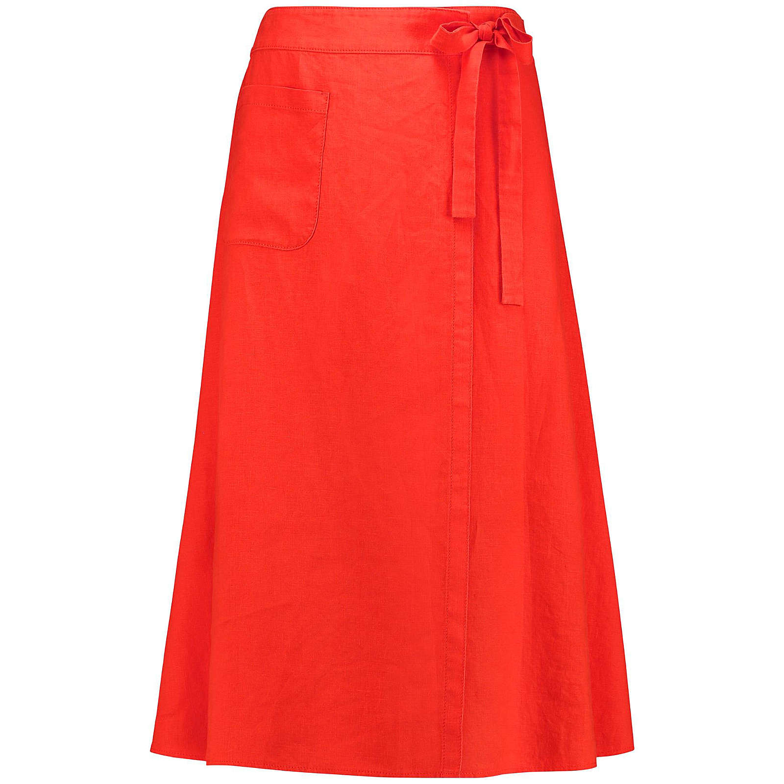 Gerry Weber Rock G lang Ausgestellter Rock aus Leinen orange Damen Gr. 40 Gerry Weber Rock G lang Ausgestellter Rock aus Leinen orange Damen Gr. 40