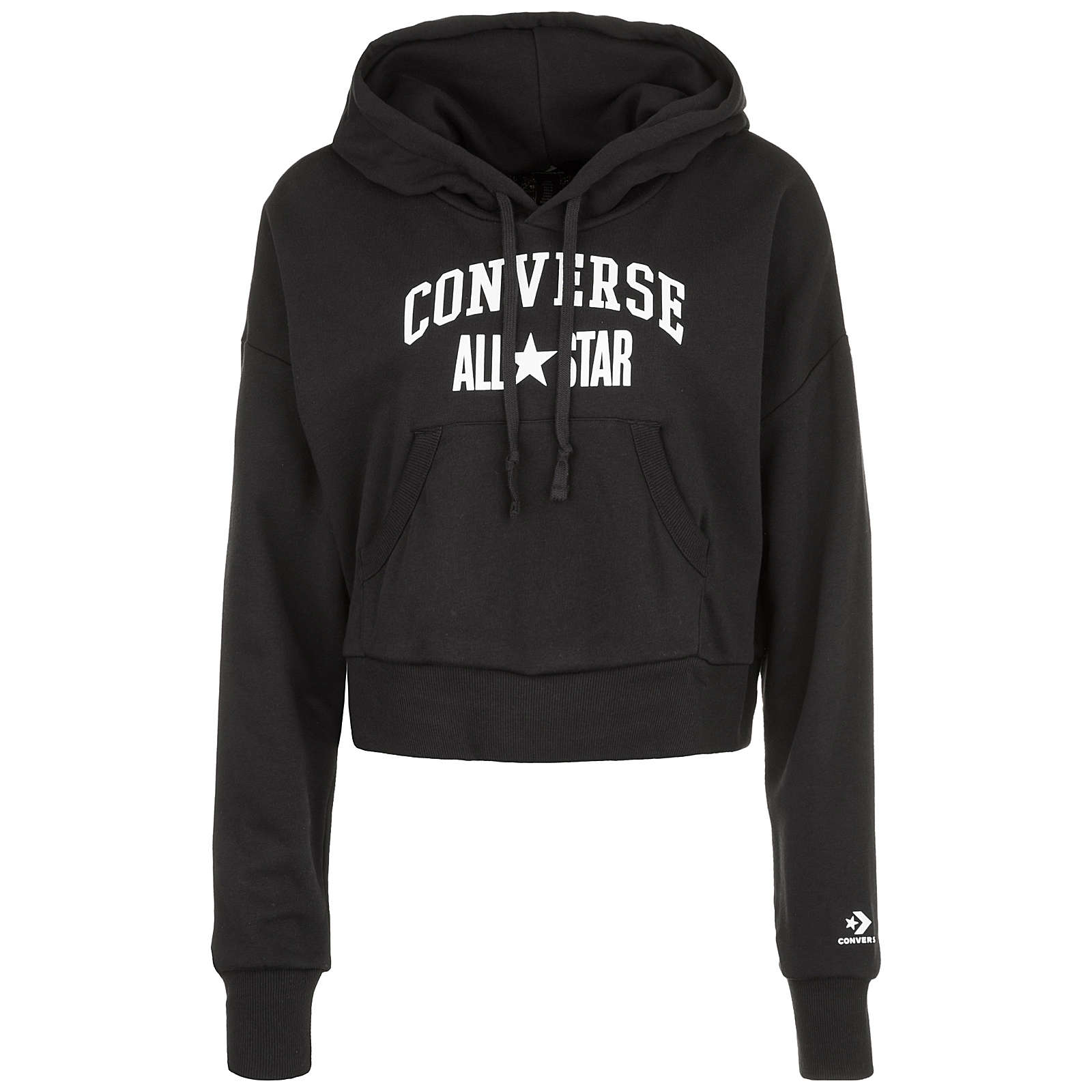 CONVERSE All Star Kapuzenpullover Damen schwarz Damen Gr. 48 CONVERSE All Star Kapuzenpullover Damen schwarz Damen Gr. 48