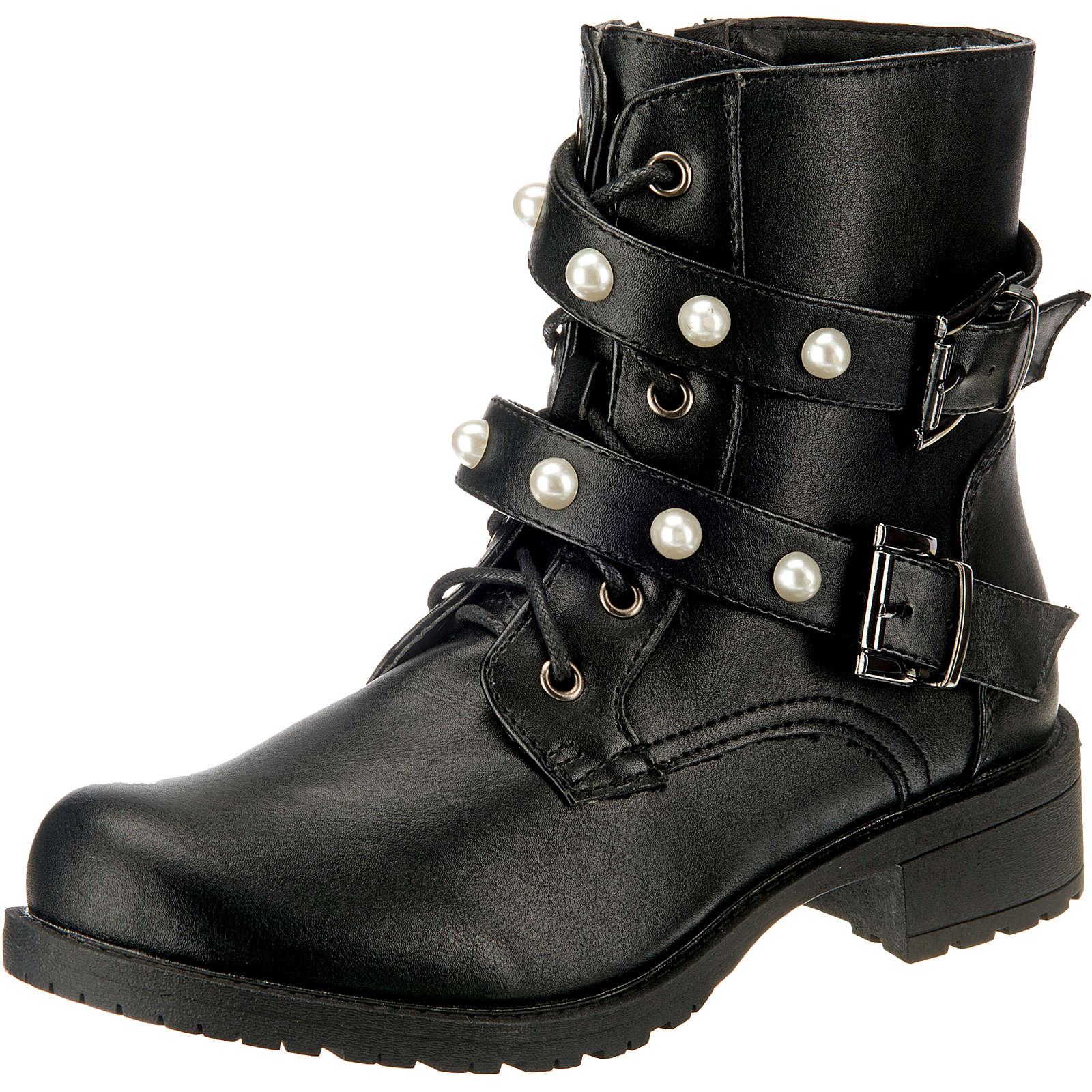 Unlimited Schnürstiefel schwarz Damen Gr. 37 Unlimited Schnürstiefel schwarz Damen Gr. 37