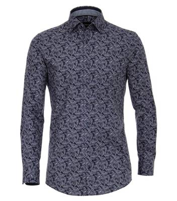 Venti Hemd Print Langarmhemden