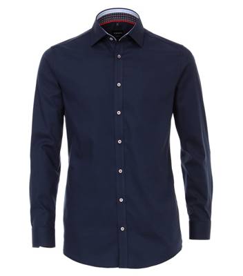 Venti Hemd uni Langarmhemden