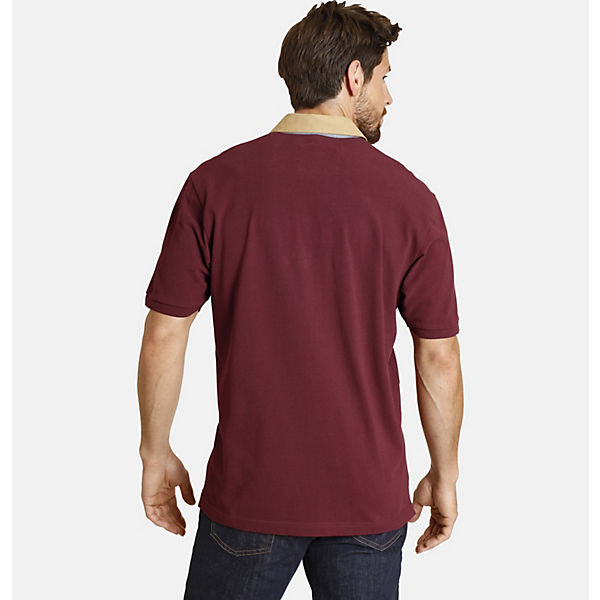Bekleidung Shirts & Tops JAN VANDERSTORM Poloshirt JOAKIM Poloshirts rot Bekleidung Shirts & Tops JAN VANDERSTORM Poloshirt JOAKIM Poloshirts rot