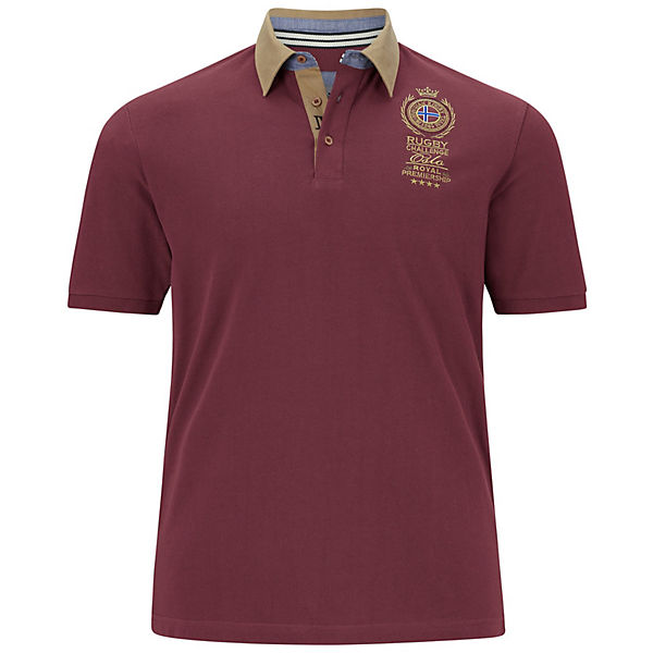 Bekleidung Shirts & Tops JAN VANDERSTORM Poloshirt JOAKIM Poloshirts rot Bekleidung Shirts & Tops JAN VANDERSTORM Poloshirt JOAKIM Poloshirts rot