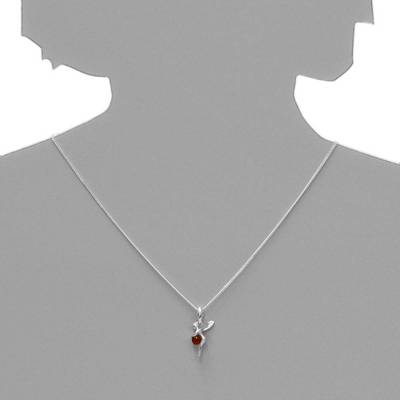 OSTSEE-SCHMUCK Kette Mit Anhänger Elfe Kette mit Anhänger Elfe Silber 925/000 Bernstein Halsketten 2